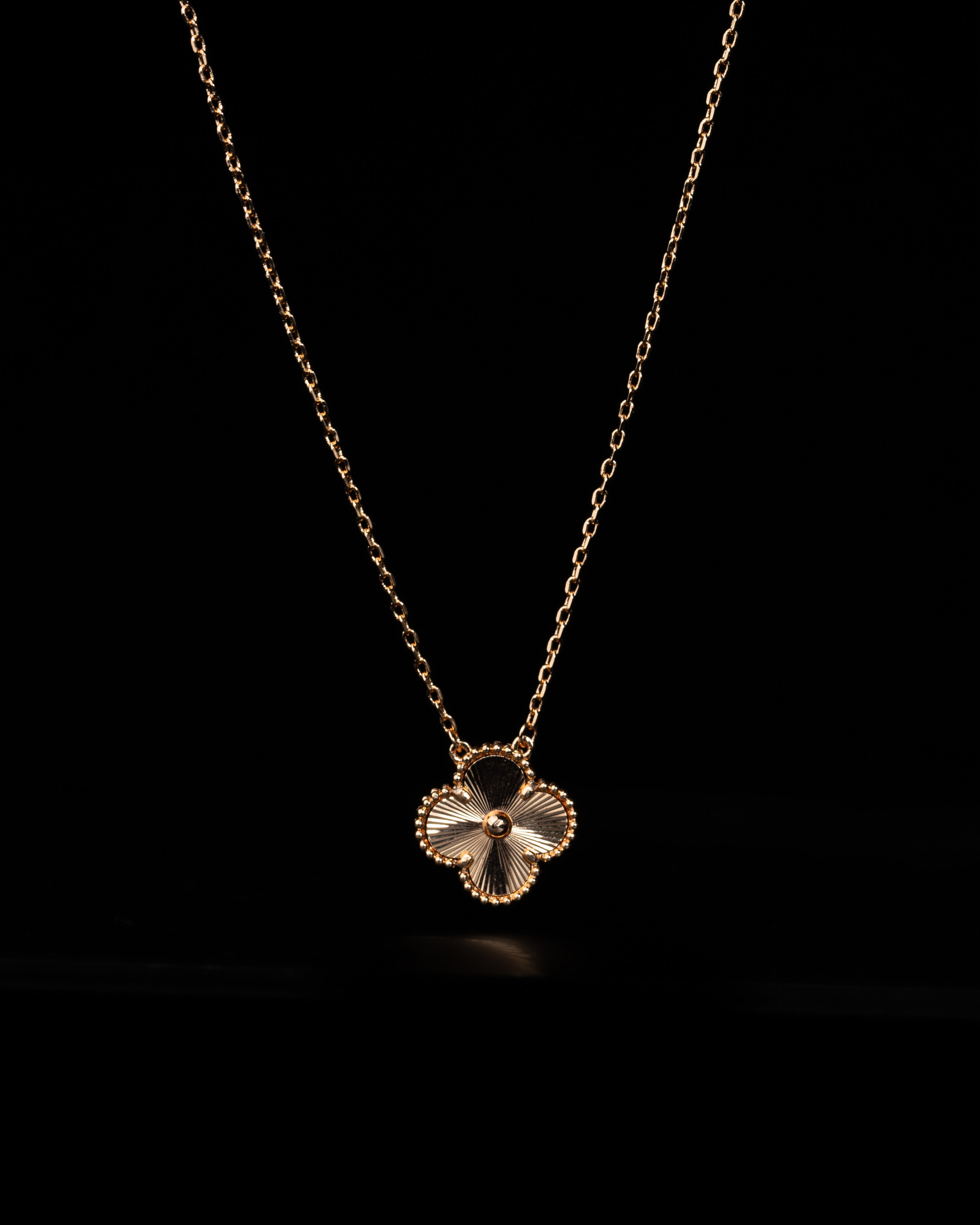 Four Leaf Clover Necklace Single – Kejsar