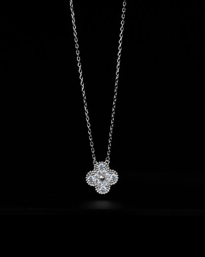 Four Leaf Clover Necklace Single