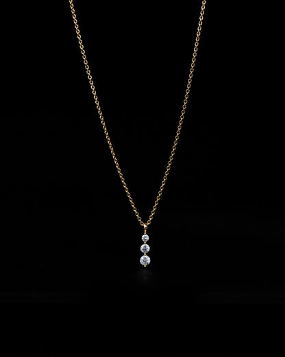 Teardrops Halsband - 18K Guld - Kejsar