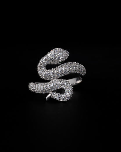 Iced Out Snake Ring - Kejsar