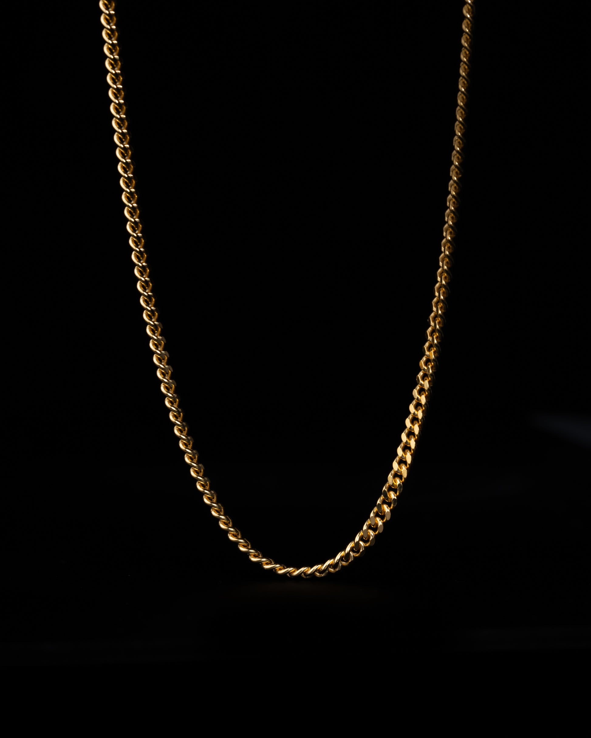 Pansarlänk Halsband 3mm - 18K Guld - Kejsar