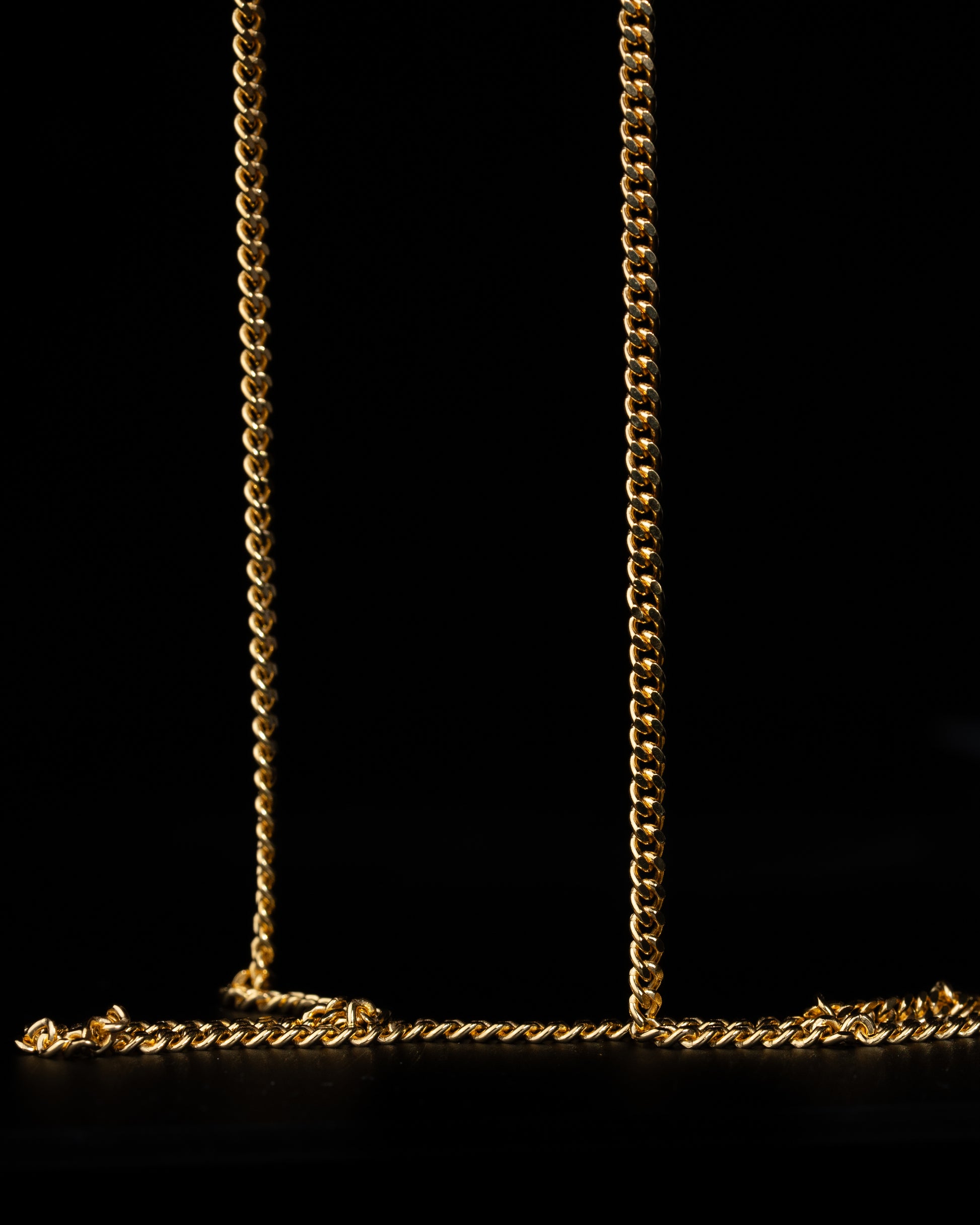 Pansarlänk Halsband 3mm - 18K Guld - Kejsar