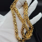 Byzantine Chain Necklace 8mm - 18K Gold Plated
