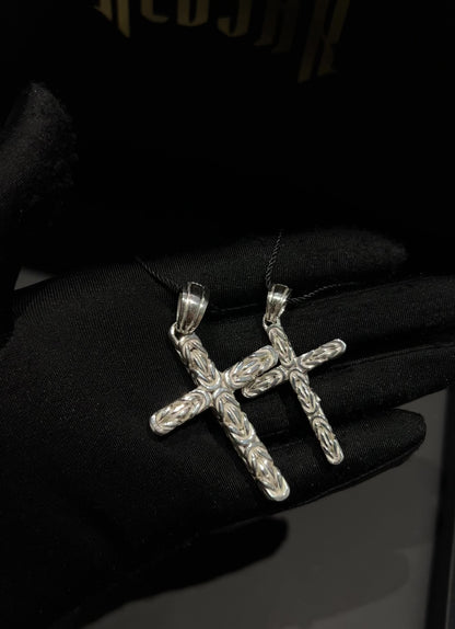 Byzantine Cross Pendant - 925 Silver