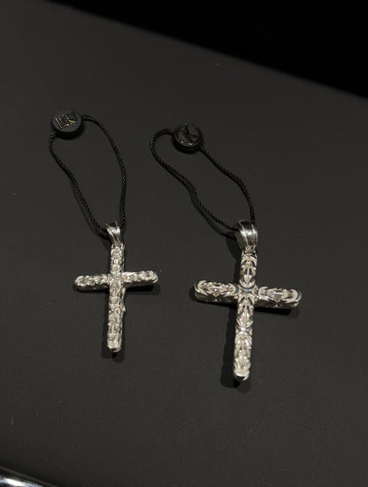 Byzantine Cross Pendant - 925 Silver