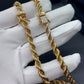 Rope Chain Necklace 8mm - 18K Gold Plated