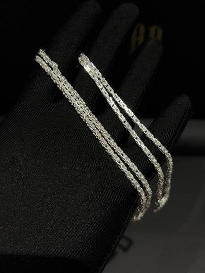 Byzantine Necklace 3mm - 925 Silver 