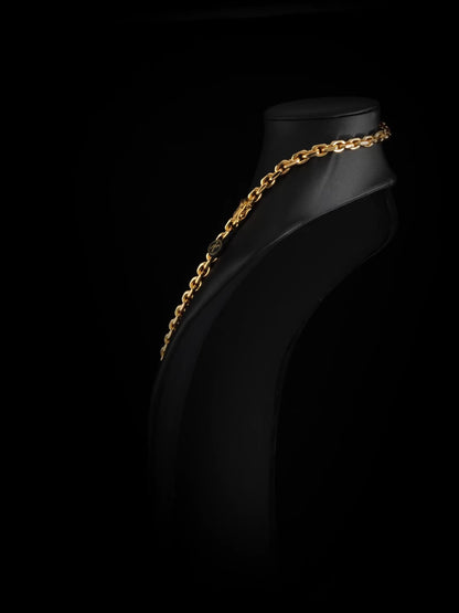 Anchor Necklace 8mm - 18K Gold Plated