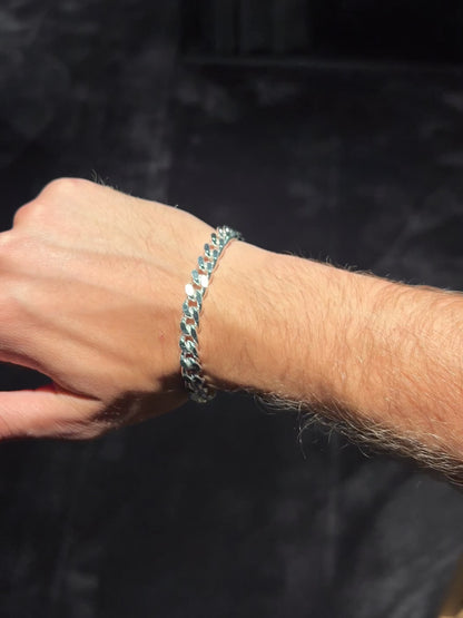 Armor Link Bracelet 8mm - 925 Silver