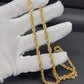 Rope Chain Necklace 4mm - 18K Gold Plated