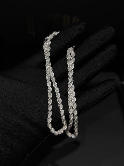 Rope Chain 4mm - 925 Silver